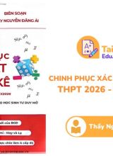 Chinh Phục Xác Suất Thống Kê THPT 2026 Thầy Nguyễn Đăng Ái - Tư Duy Mở PDF